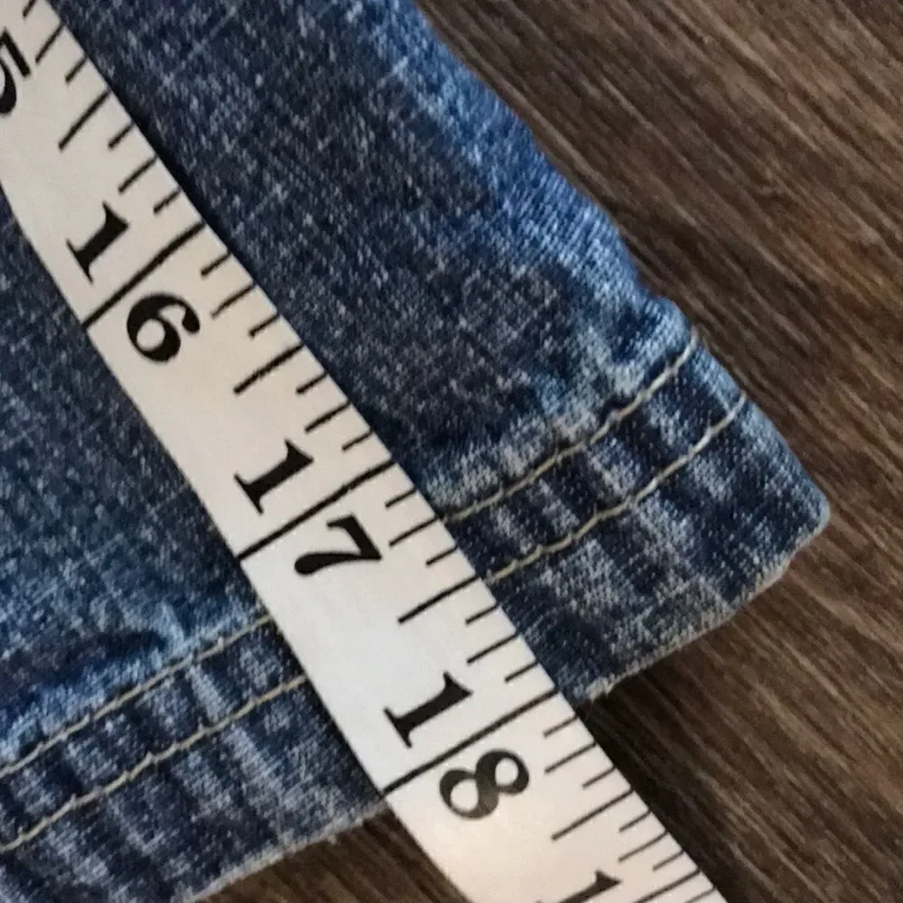 Gap Girls Jeans Capri Size 10 Adjustable Waist